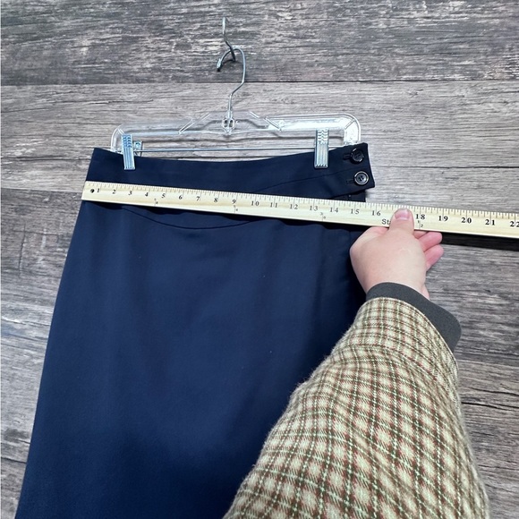 The Limited Blue Pencil Skirt Knee-Length Work - Picture 8 of 8